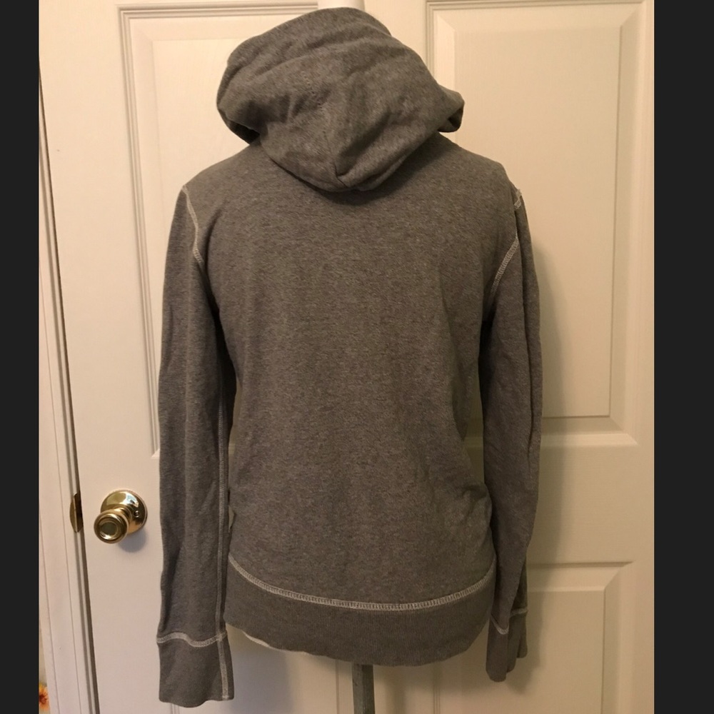 AEO Gray Hooded Sweatshirt - Picture 3 of 8